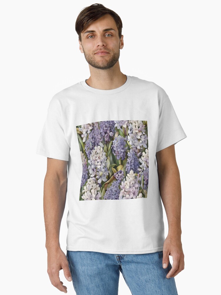 Hyacinths Pattern Classic T-Shirt