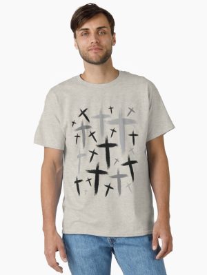 gray crosses Classic T-Shirt