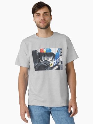 Francois Cevert Helmet Classic T-Shirt