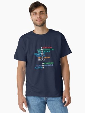 Formula One Teams horizontal 2024 Classic T-Shirt