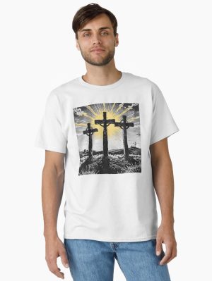 Three Crosses on Calvary Hill Classic T-Shirt