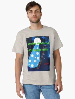 Merlin Mastered ONE Stick   -drumline Classic T-Shirt