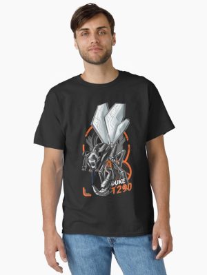 KTM SuperDuke 1290R (Black) for Motorcycle Riders Printed T-Shirt
