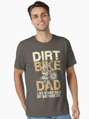 Dirt Bike Dad printed T-Shirt