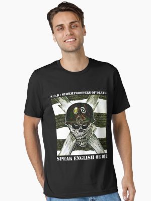 S.O.D Stormtroopers Of Death Band Printed T-Shirt