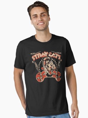 Stray's Cat's Vintage Exclusive Printed T-Shirt