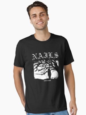 NAILS UNSILENT DEATH Printed T-Shirt