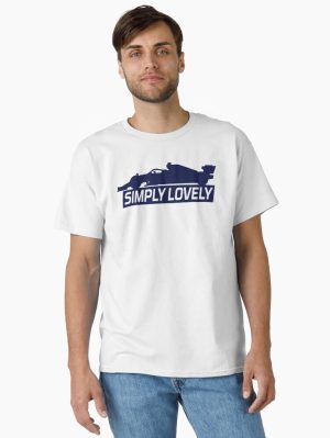 Simply Lovely F1 Car Silhouette T-Shirt - Iconic Driver Quote Fan Art Classic T-Shirt
