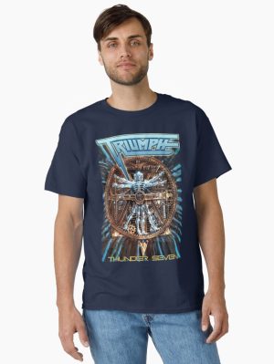 TRIUMPH BAND THUNDER SEVEN Printed T-Shirt