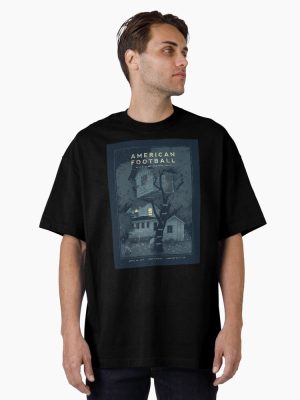 American Football Poster Oversized T-Shirt