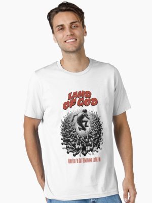 Lamb of god. Intense Metal Concert Printed T-Shirt