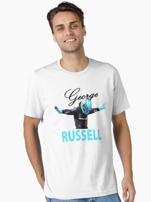 George Russell F1 Racing Fan Art Essential T-Shirt