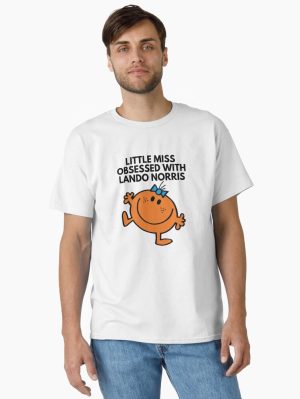 little miss obsessed with lando norris Printed T-Shirt