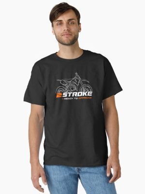 Motorcycle KTM 85 SX 2006, biker Printed T-Shirt