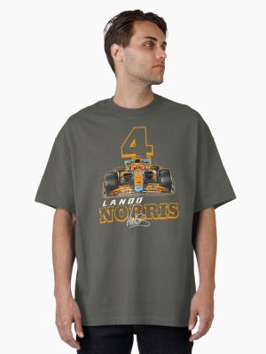 Lando Norris 4 - Formula 1 driver Oversized T-Shirt