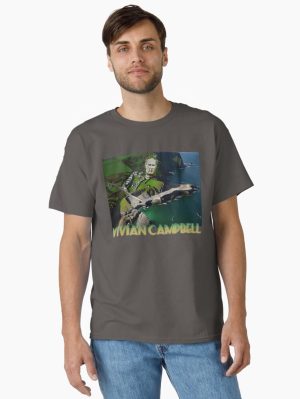 Vivian Campbell Irish Coastline Optical Illusion Tshirt Classic T-Shirt
