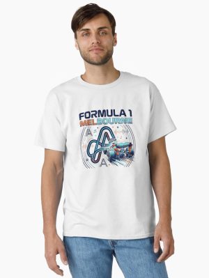 Formula 1 Melbourne Racing Aesthetic - 2026 Grand Prix Edition Printed T-Shirt