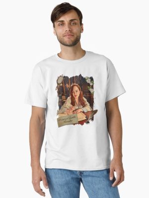 Penelope Bridgerton Night Gown Lady Whistledown Portrait Ton Tingles Classic T-Shirt