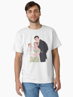Colin, Penelope & Elliot Featherington Bridgerton Sticker Ton Tingles Classic T-Shirt