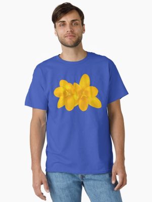 Twin Yellow Crosses  Classic T-Shirt