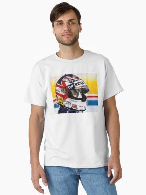 Nigel Mansell - Williams F1 graffiti painting by DRAutoArt Classic T-Shirt
