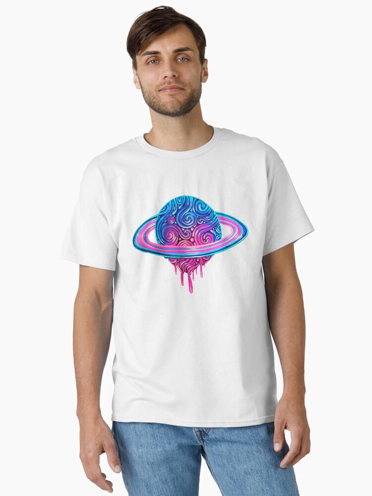 Drippy Saturn Classic T-Shirt