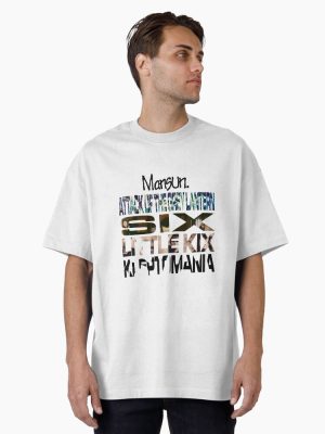 Mansun Album Titles Oversized T-Shirt