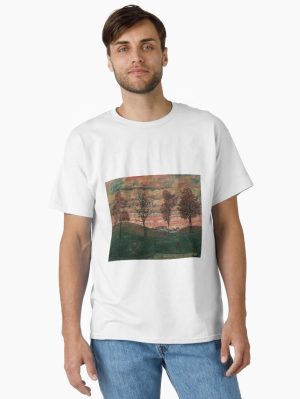 Egon Schiele Four Trees, Egon Schiele abstract  Classic T-Shirt