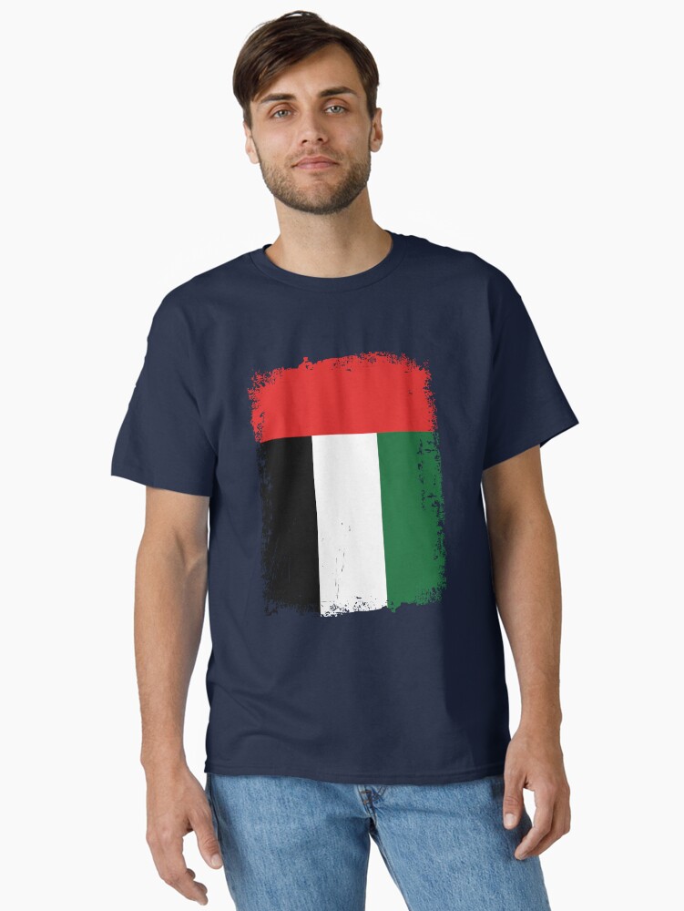 United Arab Emirates Flag Distressed Classic T-Shirt