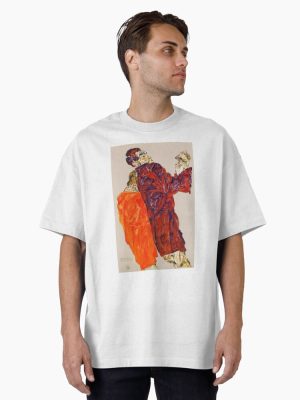 original painting by Egon Schiele 1890 - 1918, Egon Schiele Prints Oversized T-Shirt