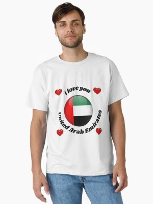 flag united arab emirates Classic T-Shirt