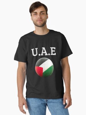 United Arab Emirates Football Ball Flag Classic T-Shirt