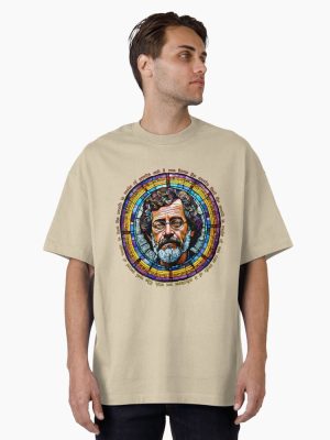 Terence Mckenna : The Mushroom said to me series : 4 Oversized T-Shirt