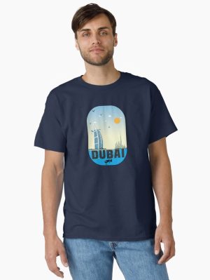 Dubai city souvenir travel in uae Classic T-Shirt