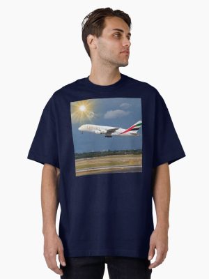 Emirates airplane Oversized T-Shirt