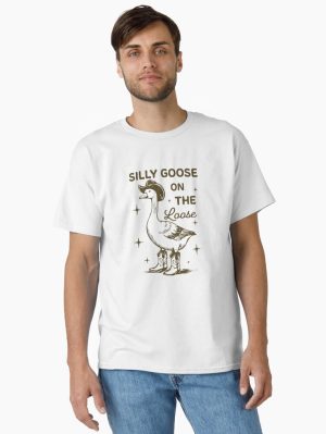 Silly Goose On The Loose Funny Saying Classic T-Shirt