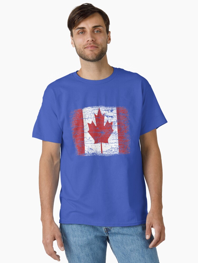 Vintage Canada Flag T Shirt design Classic T-Shirt