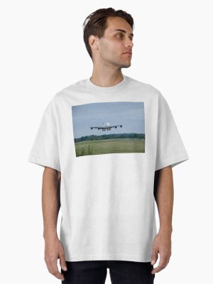 MAN from DXB Emirates Airbus A380-861 Oversized T-Shirt