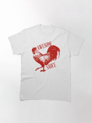 Awesome Sauce Rooster Chicken T-Shirt worn by Christian Wolff (Ben Affleck) in The Accountant 2. Classic T-Shirt