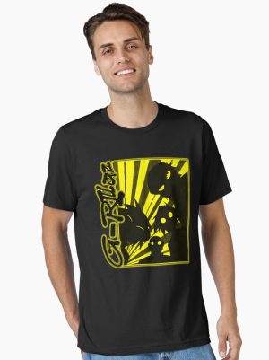 Yellow Silhouette Frame Rock Band Essential T-Shirt