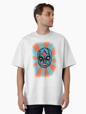 Luchadore Mask Oversized T-Shirt