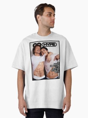 Heated Rivalry Shane Hollander and Ilya Rozanov Oversized T-Shirt