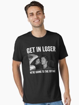 Get In Loser We're Going To The Cottage, I'm Coming to the Cottage, Ilya Rozanov and Shane Hollander, Heated Rivalry The Cottage, Ilya and Shane Hockey Romance - Heated Rivalry Essential T-Shirt