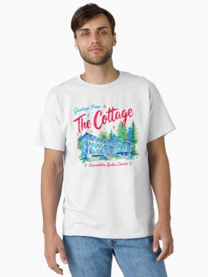 Greetings From The Cottage Vintage Graphic  Classic T-Shirt