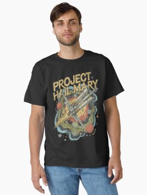 Rocky Alien Quotes Shirt, Project Hail Mary Funny Sci-Fi Meme Tee Classic T-Shirt