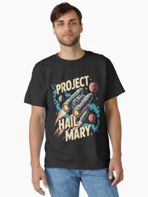 Project Hail Mary Retro V2 Comfort Colors Shirt Classic T-Shirt
