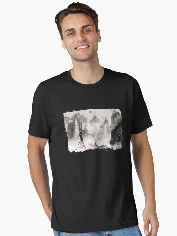 Watercolor Anime Rurouni Kenshin Essential T-Shirt
