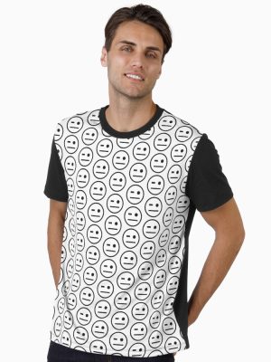 WINK EMOJI JOHNNY - Essential Wear Graphic T-Shirt