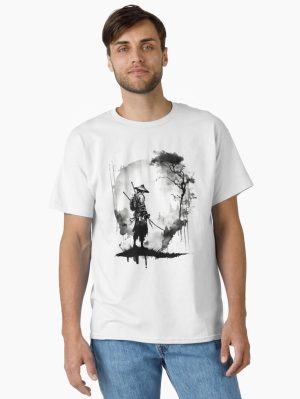 SAMURAI Vintage Retro Japanese Art Classic T-Shirt