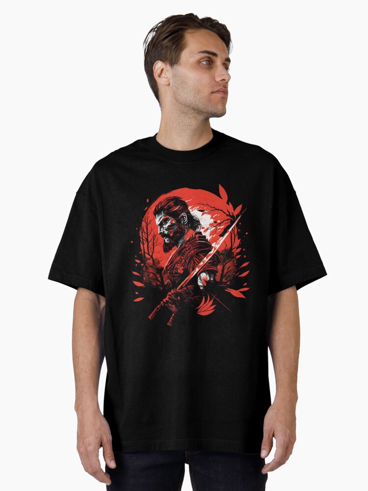 Black death samurai Oversized T-Shirt